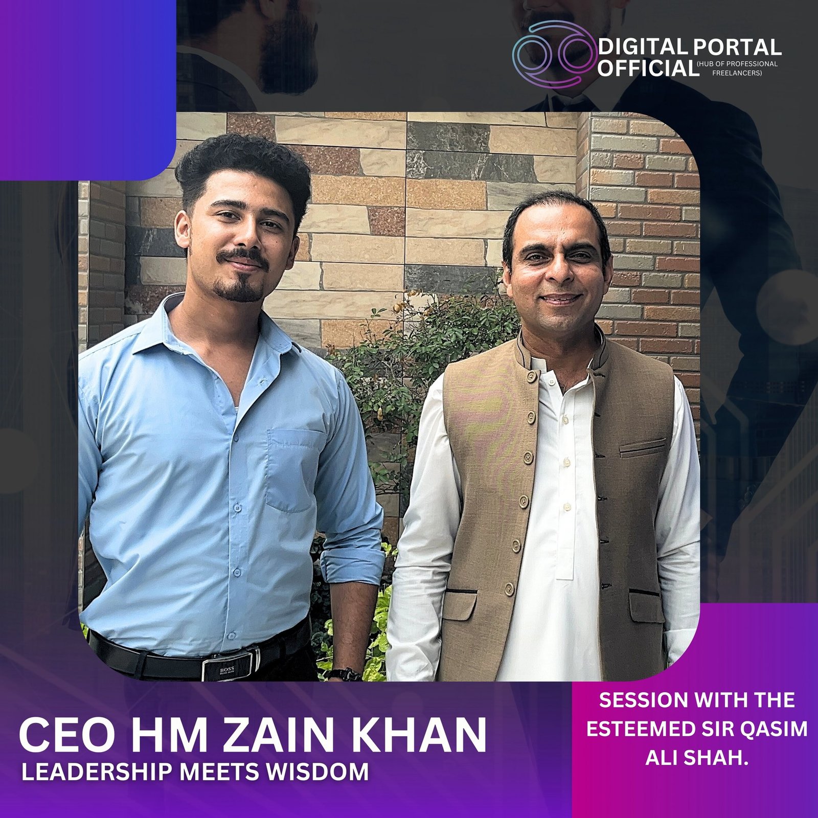 HM Zain Khan and Qasim Ali Shah