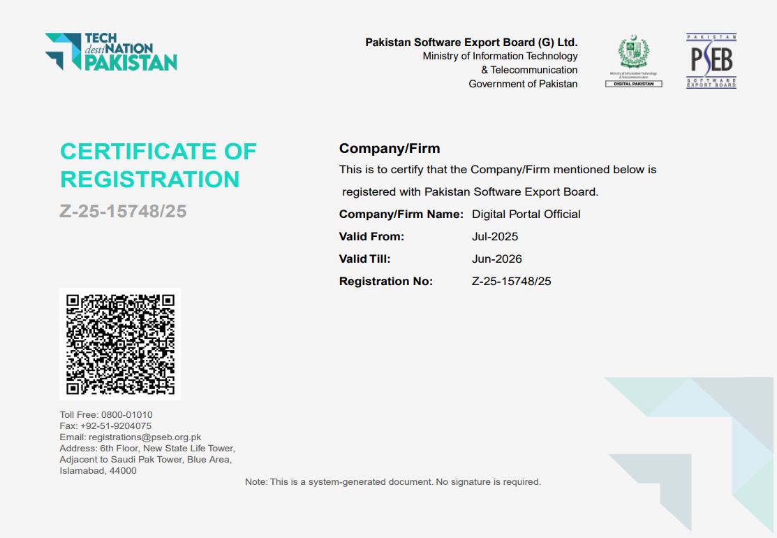 Full PSEB Certificate